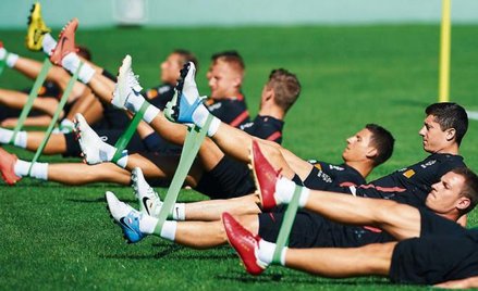 Trening Polaków w Gdańsku przed meczem z Czarnogórą