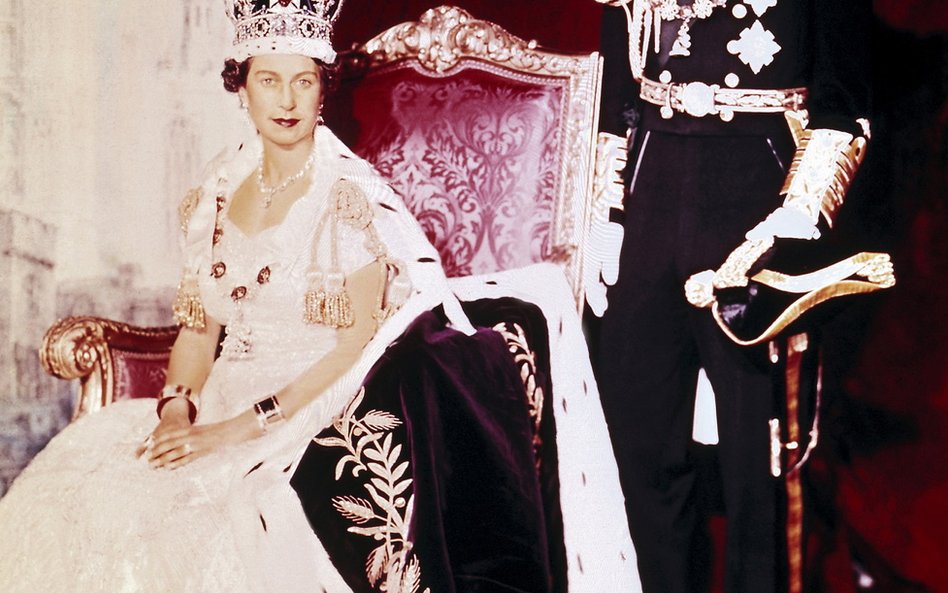 2 czerwca 1953 r. Portret wraz z Księciem Filipem.