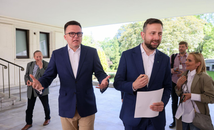 Szymon Hołownia i Władysław Kosiniak-Kamysz na razie przekonują, że rozmowy o wspólnym starcie trwaj