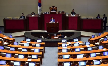 Rekordowe przemówienie w koreańskim parlamencie