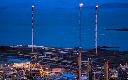 Zakład przetwarzania gazu ziemnego dla Europipe II w norweskim Kårstø