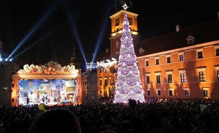 Świąteczna iluminacja Warszawy