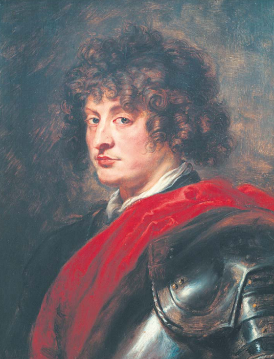 Młody mężczyzna w zbroi”, obraz Petera Paula Rubensa, to prawdopodobnie portret Williama Lamporta (G