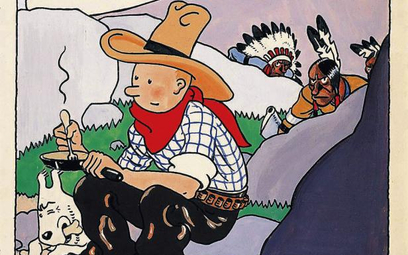 Jedna z pięciu zachowanych okładek komiksu „Tintin w Ameryce” z 1932 roku została sprzedana za 1,34 