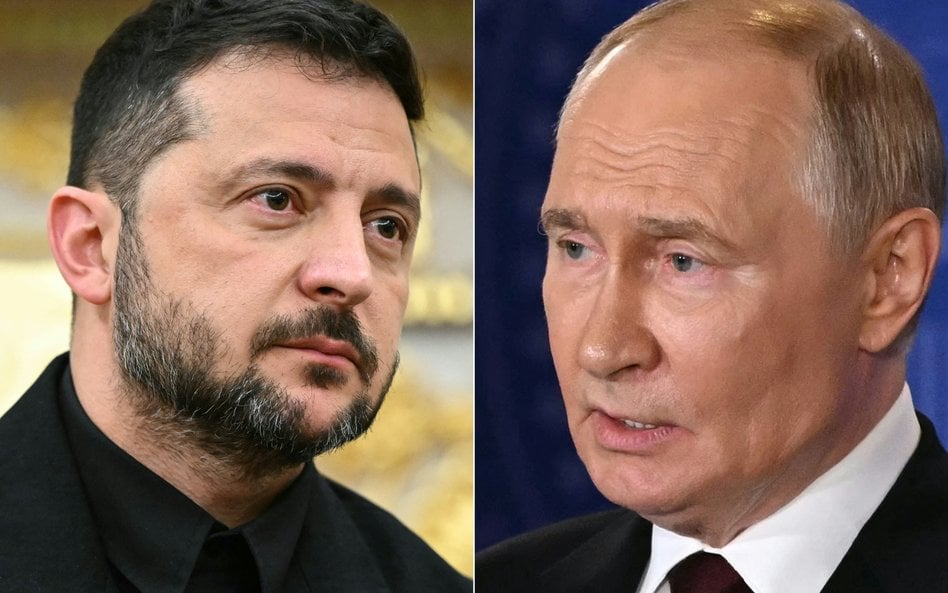 Władimir Putin i Wołodymyr Zełenski