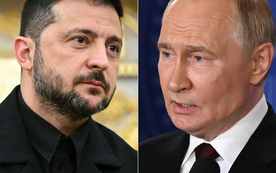 Wołodymyr Zełenski i Donald Trump