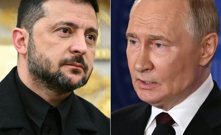 Wołodymyr Zełenski i Władimir Putin