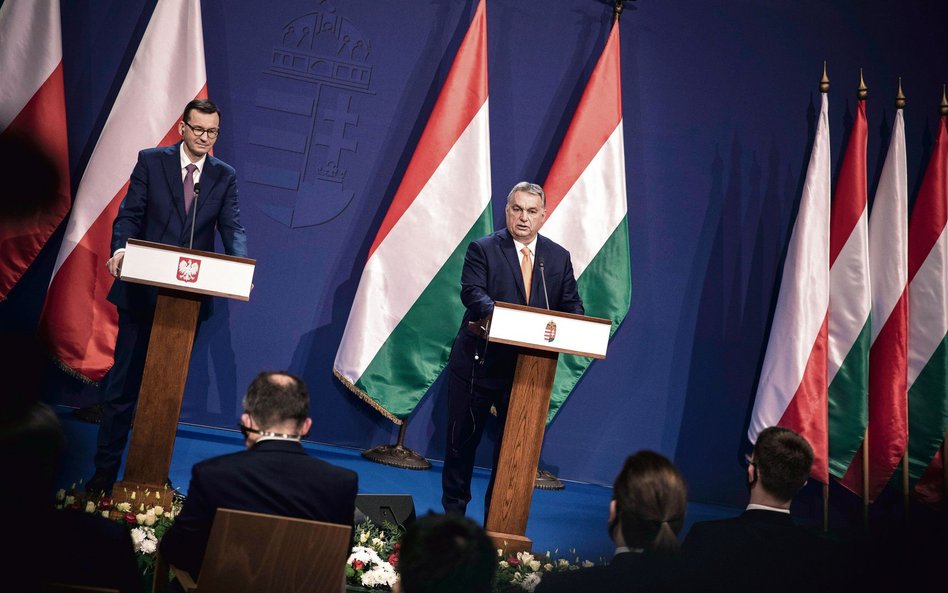 Mateusz Morawiecki i Viktor Orbán