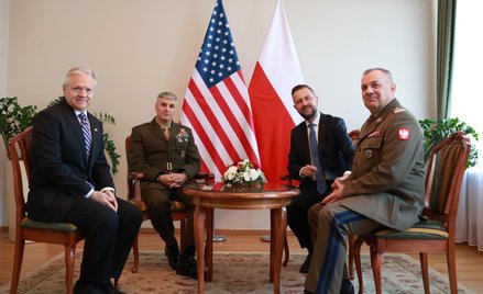 Wicepremier Władysław Kosiniak-Kamysz na spotkaniu z amerykańskimi wojskowymi
