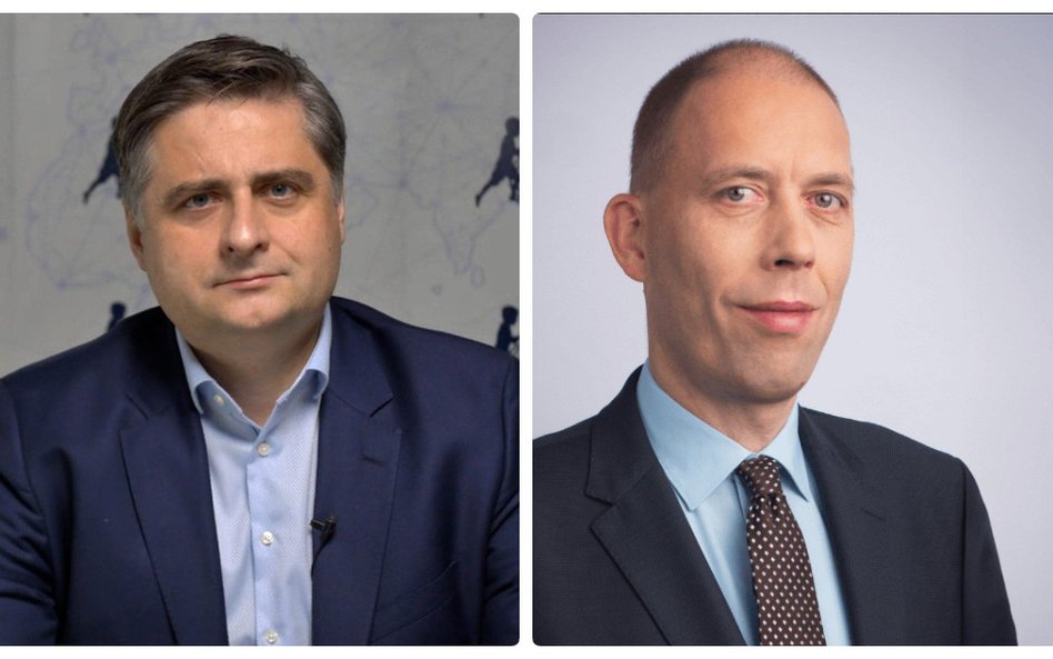 Błażej Bogdziewicz, wiceprezes Caspara AM i jeden z załozycieli grupy (z lewej) i Krzysztof Jeske, w