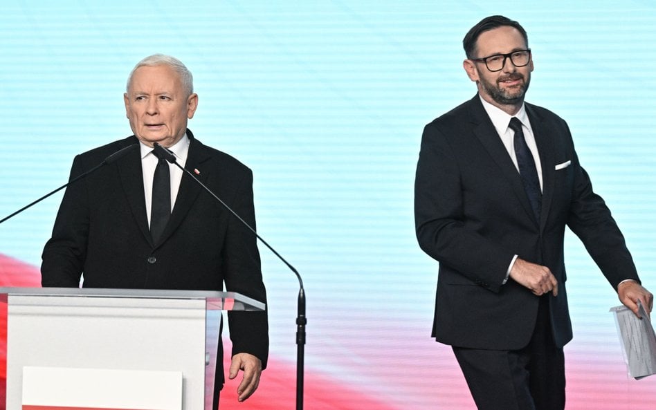 Jarosław Kaczyński i Daniel Obajtek