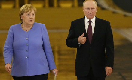 Angela Merkel i Władimir Putin