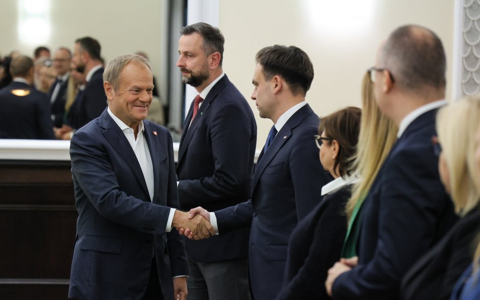 Premier Donald Tusk i wicepremier Władysław Kosiniak-Kamysz