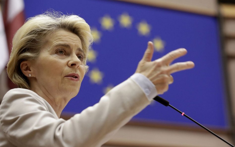 Von der Leyen: Polska może iść do TSUE zamiast blokować budżet