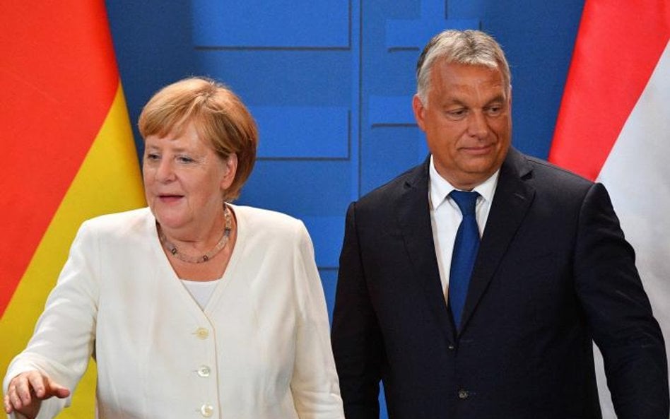 Sopron, 19 sierpnia. Kanclerz Merkel i premier Orbán w dobrym rocznicowym nastroju
