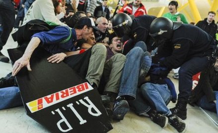 Milion euro dziennie za strajk Iberii