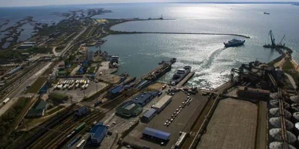 Atak dronów na rosyjski port Kawkaz. To stamtąd odpływają promy na Krym