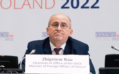 Szef MSZ Zbigniew Rau przedstawił w Wiedniu program polskiego przewodnictwa w OBWE