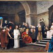 „Jezus przed Piłatem” – obraz węgierskiego malarza Mihály’ego Munkácsy’ego z 1881 r. Hungarian Natio