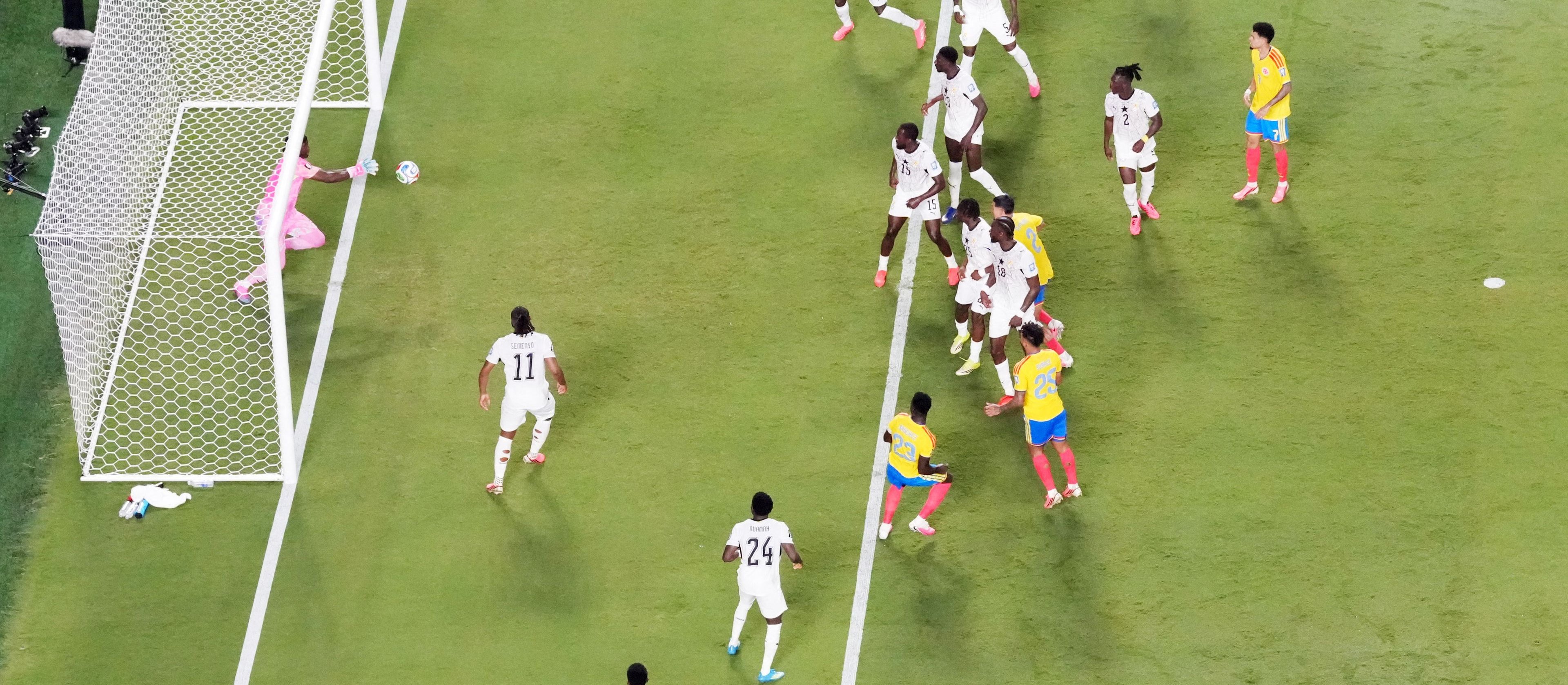 Kolumbia ostatnim uczestnikiem 1/8 finału mundialu. Ghana bez celnego strzału