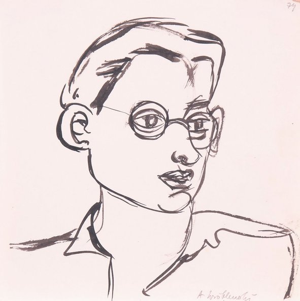 Licytowany będzie „Autoportret” Andrzeja Wróblewskiego.