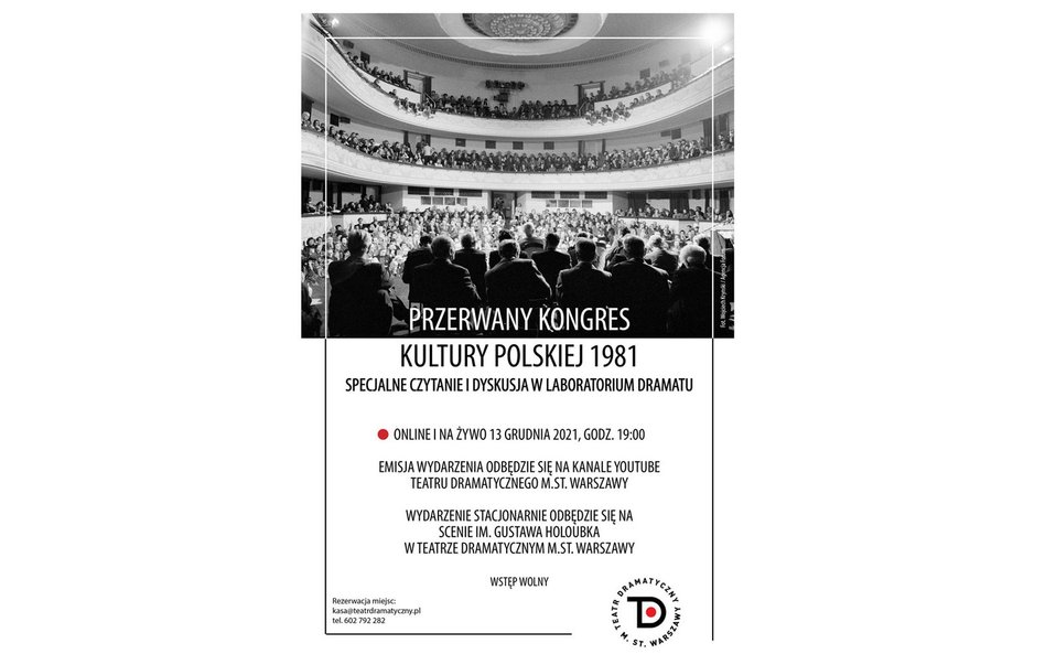 „Przerwany Kongres Kultury 1981”. Inicjatywa niezależna od władz