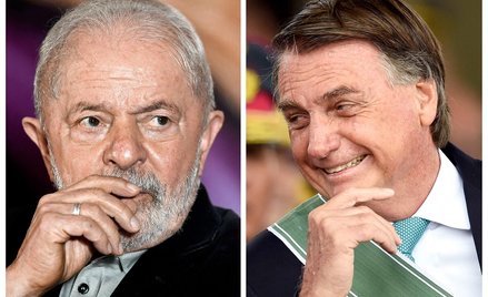 Luiz Inacio Lula da Silva (z lewej) jest kandydatem na prezydenta Brazylii wspieranym przez lewicową