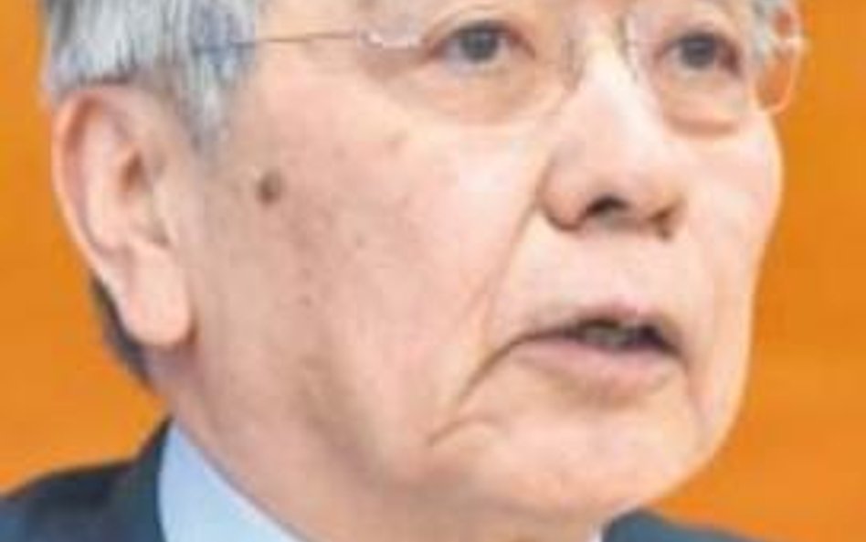 Haruhiko Kuroda, prezes Banku Japonii.