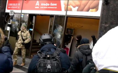 Atak na oddział Alfa-Banku w Kijowie