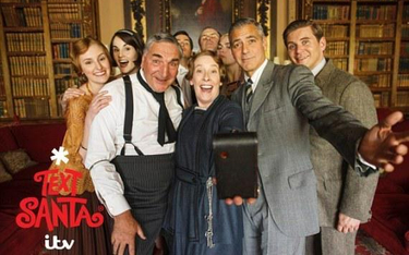 George Clooney z wizytą w Downton Abbey [wideo]