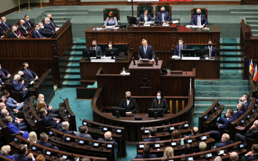 Andrzej Duda występuje przed Zgromadzeniem Narodowym