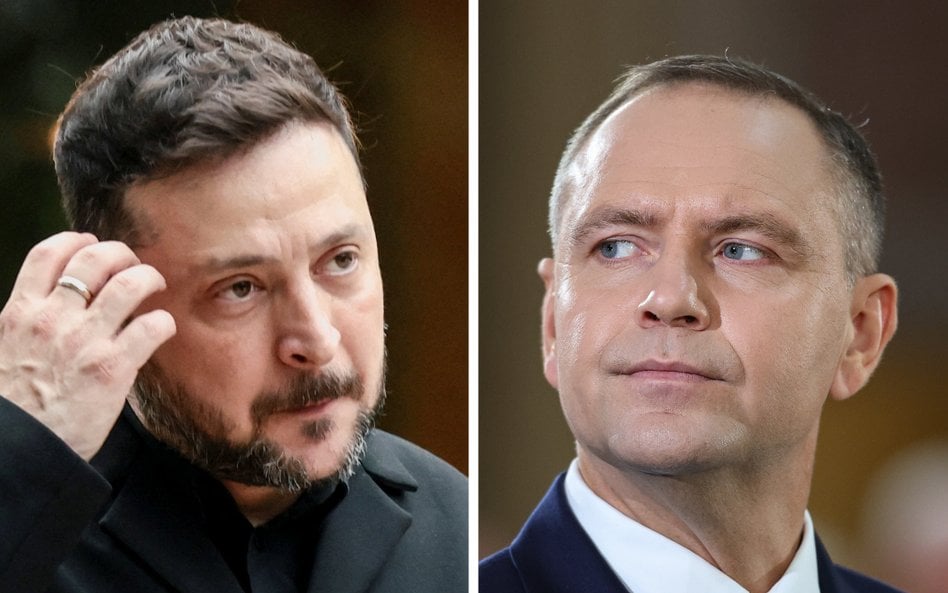 Prezydenci Ukrainy i Polski – Wołodymyr Zełenski i Karol Nawrocki