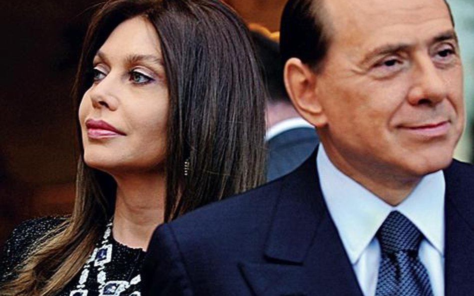 Silvio Berlusconi i Veronica Lario jeszcze razem, ale osobno