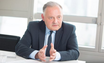 Prezes PGE Wojciech Dąbrowski