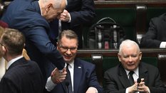 Jacek Sasin, Przemysław Czarnek i Jarosław Kaczyński