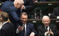 Jacek Sasin, Przemysław Czarnek i Jarosław Kaczyński