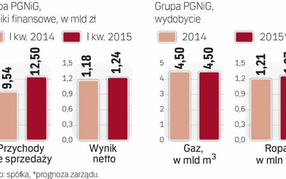 W tym roku PGNiG chce zwiększyć wydobycie ropy