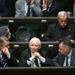 Jarosław Kaczyński w sejmowych ławach