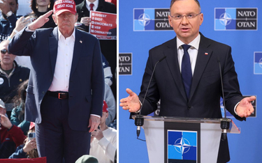 Donald Trump i Andrzej Duda