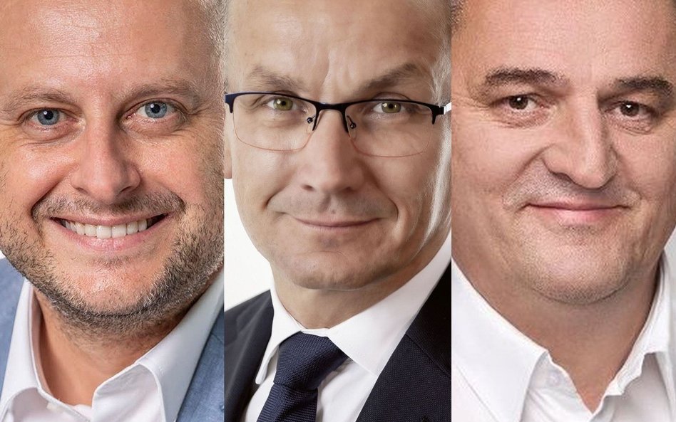 Od lewej: Michał Pierończyk, Krzysztof Mejer, Marek Wesoły