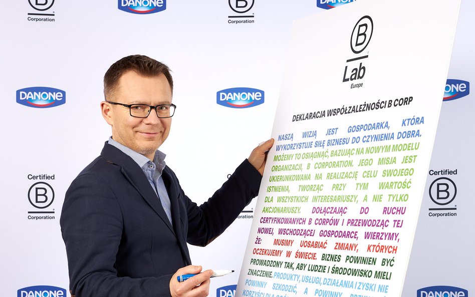 Marek Sumiła, prezes Danone.