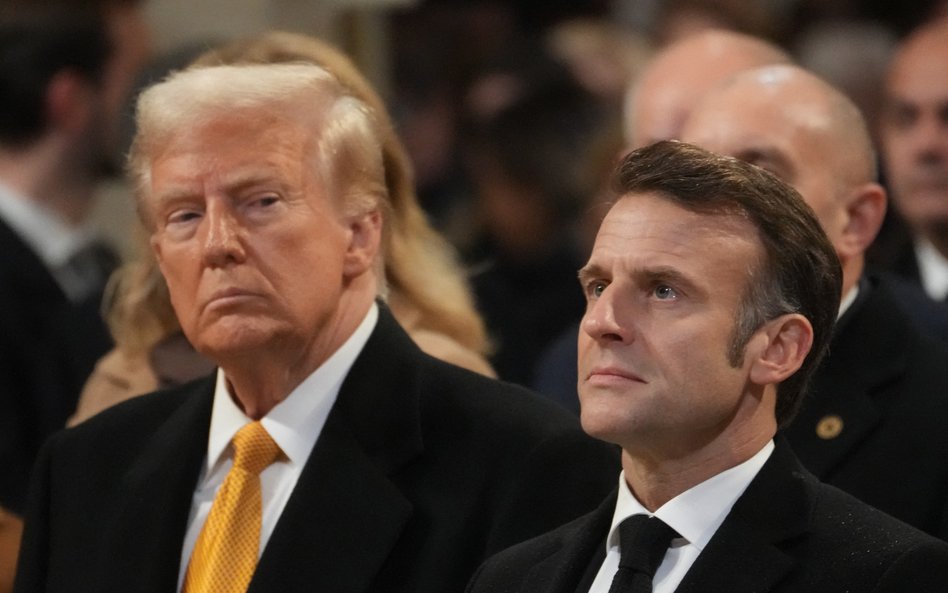 Donald Trump i Emmanuel Macron