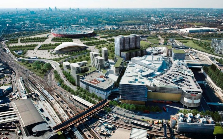 Jednym z największych ukończonych w zeszłym roku centrów jest Westfield Stratford City w Londynie (1