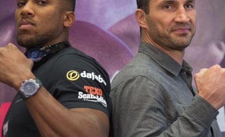 Anthony Joshua i Władymir Kliczko – aktualny i były mistrz świata.