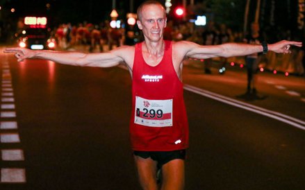 Emil Dobrowolski, zwycięzca biegu na 10 km