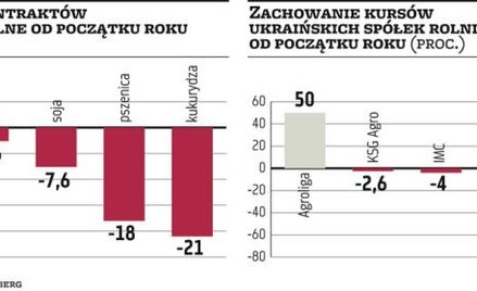 Ceny surowców rolnych mogą kontynuować spadki