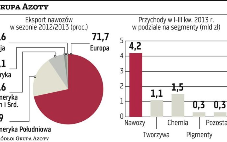 Azoty nie zawojują USA, ale powalczą o Brazylię