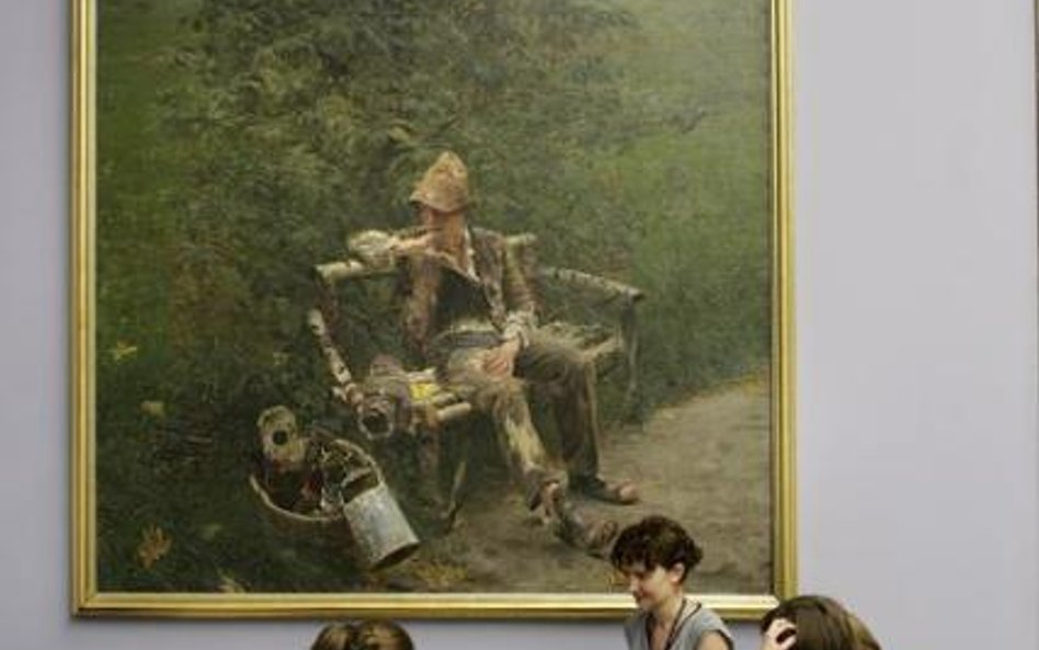 Jacek Malczewski "Introdukcja", olej na płótnie