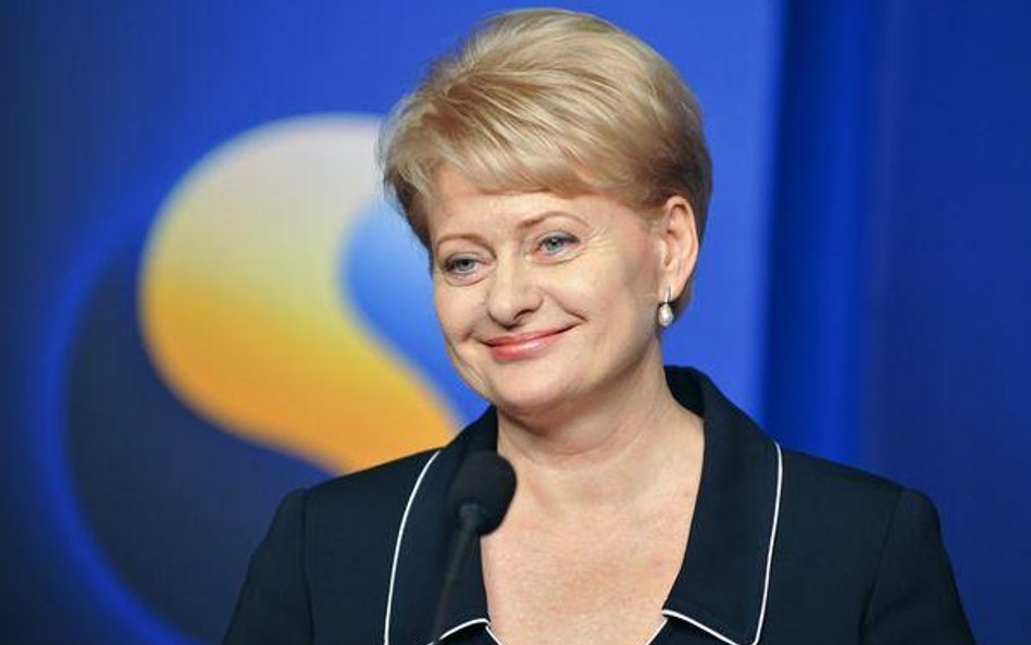 Prezydent Litwy Dalia Grybauskaite