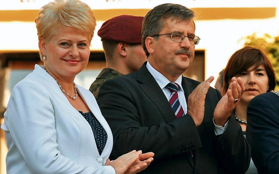 Prezydent Litwy Dalia Grybauskait? i prezydent elekt Bronisław Komorowski spotkali się 14 lipca w Kr